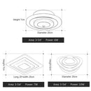Axya Minimalist LED Ceiling Light for Home Decor in Living Room Bedroom Kitchen
