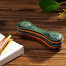 Axyaa Personalized Leather Bookmark with Name Magnetic Clasp - Custom Memorial Gift