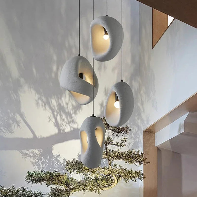 Axyaa Nordic Stair Chandelier Ceiling Light Pendant for Living Room, Bedroom, Dining Room