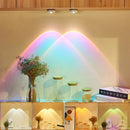 Axyaa Touch LED Cabinet Lights - Sunset Lamp for Kitchen, Bedroom, Closet - Battery Powered Night Light