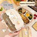 Axyaa Stainless Steel Bento Box with Compartments & Microwave Safe - Lunch Picnic Container