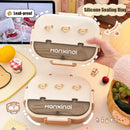 Axyaa Stainless Steel Bento Box with Compartments & Microwave Safe - Lunch Picnic Container