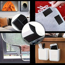 Axyaa Heavy-Duty Interlocking Mounting Strips - Reusable Sticky Back Tape