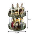 Axyaa Acrylic Makeup Organizer Rotating Storage Box for Cosmetics and Skincare