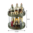 Axyaa Acrylic Makeup Organizer Rotating Storage Box for Cosmetics and Skincare