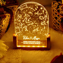 Axyaa Personalized Constellation Chart Lamp for Couples Family Love Gifts
