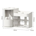 Axyaa Desktop Cosmetic Storage Box with Drawer - Large Capacity Organizer for Skincare and Makeup