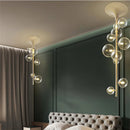 Axyaa Glass Bubble Pendant Light for Modern Dining Room Decor