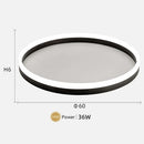 Axya Round LED Ceiling Chandelier for Living Dining Room Kitchen Bedroom