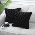 Axyaa Plush Cotton Pillow Covers for Home Decor.