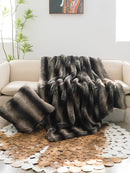 Axyaa Faux Fur Throw Blanket - Soft, Warm, Cozy Home Décor