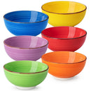 Axyaa Bonita 6-Piece Porcelain Handpainted Large Serving Bowl Set
