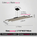 Axyaa LED Modern Chandelier for Living Room, Creative Minimalist Atmosphere Lighting