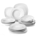 Axyaa Elisa 18-Piece Porcelain Dinner Set for 6 Person