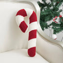 Axyaa Candy Cane Pinwheel Cushion - Green Red Gold - Kids Room Party Decor