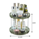 Axyaa Acrylic Makeup Organizer Rotating Storage Box for Cosmetics and Skincare