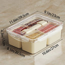 Axyaa Square Food Tray with Removable Box for Space Saving