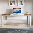 Axyaa 55" Computer Desk - Home Office Writing Table Workstation