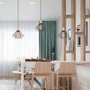 Axyaa Nordic Wood Pendant Light for Modern Industrial Decor