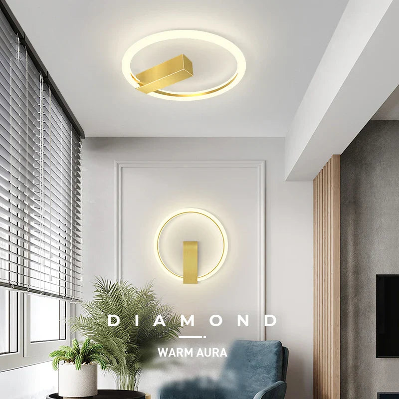 Axya LED Wall/Ceiling Light for Home Decor and Hotel - Modern Indoor Lighting