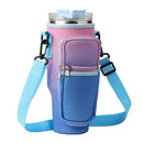 Axyaa Water Bottle Holder with Phone Pocket for Stanley 40 oz Tumbler