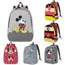 Axyaa Mickey Mouse Canvas Backpack: Large Capacity School Bag for Kids