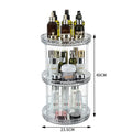 Axyaa Acrylic Makeup Organizer Rotating Storage Box for Cosmetics and Skincare