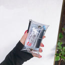 Axyaa Transparent PVC Coin Purse Key Bag for PopMart Toy Dolls
