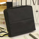 Axyaa Vertical Cosmetic Bag: Portable, Waterproof, Large Capacity Toiletry & Stationery Storage.