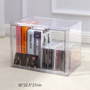 Axyaa CD DVD Storage Organizer Case Box: Transparent, Dust-proof, Media Holder