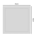 White Cotton Hemstitched Cocktail Napkins by Axyaa - Set of 6