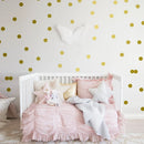 Axyaa Gold Dots Kids Room Wall Stickers Baby Nursery Home Decor