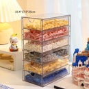 Axyaa Kids Toy & Craft Organizer Box - Clear Plastic Storage for Toys & Cosmetics