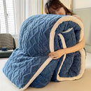 Axyaa Winter Weighted Blanket King Size Artificial Lamb Wool Soft Comforter