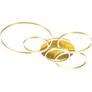 Axya Gold/Black LED Ceiling Chandelier for Home Decor Lighting Fixture