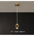 Axyaa Crystal Chandelier Ceiling Lamp for Luxury Home Decoration