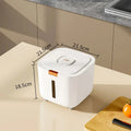 Axyaa Rice Bucket with Lid: Sealed Moisture-Proof Canister for 5/10KG Storage