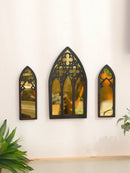 Gothic Mirror Wall Decor Rustic Farmhouse Decoration Aesthetic Wall Art for Living Room by Axyaa