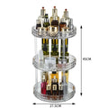 Axyaa Acrylic Makeup Organizer Rotating Storage Box for Cosmetics and Skincare