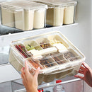 Axyaa Square Food Tray with Removable Box for Space Saving