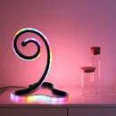 Axyaa Multicolor Desk Lamp with USB Plug for Bedroom, Study, Living Room, Coffee Shop
