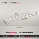 Axyaa LED Modern Chandelier for Living Room, Creative Minimalist Atmosphere Lighting