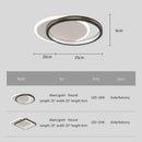 Axya LED Luxury Ceiling Lamps with Remote Control for Living Room and Bedroom