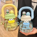 Axyaa 800ml Kawaii Water Bottle With Infuser Handle Chain Cute Tumbler.