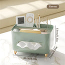 Axyaa Desk Organizer Tissue Box Combo: Storage, Décor, Stationery, Remote Control Holder