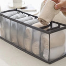 Axyaa 3pcs Closet Sock Combo Underwear Organizer 7/9/11 Compartment Divider Bra Jeans Organizer