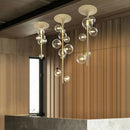 Axyaa Glass Bubble Pendant Light for Modern Dining Room Decor