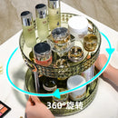 Axyaa Acrylic Makeup Organizer Rotating Storage Box for Cosmetics and Skincare