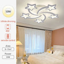 Axyaa Nordic Star LED Ceiling Chandelier Modern Elegant Lighting Fixtures