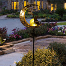 Axyaa Solar Cat Moon Outdoor Garden Lamp Automatic Sensor Decorative Lighting